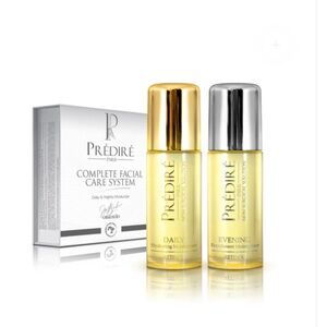 Prédiré Complete Facial Moisturizer Duo — Gold & Silver Hydrating Pair